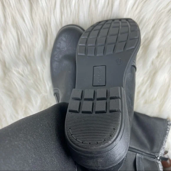 Women’s Totes Amber Black Winter Waterproof Boots 11 US! - Picture 4 of 7